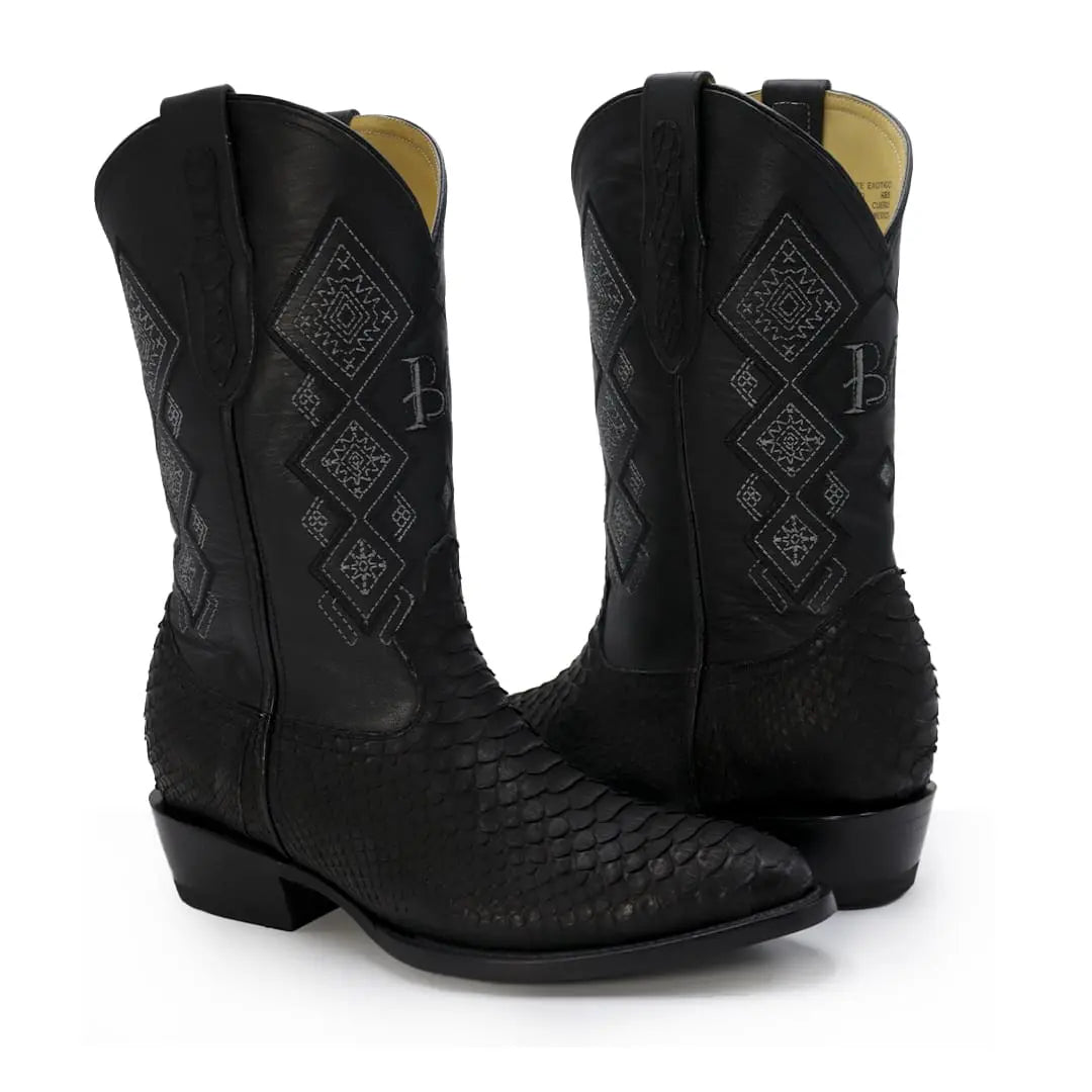 Botas de Piton Punta Recortada Nobuck main image 1