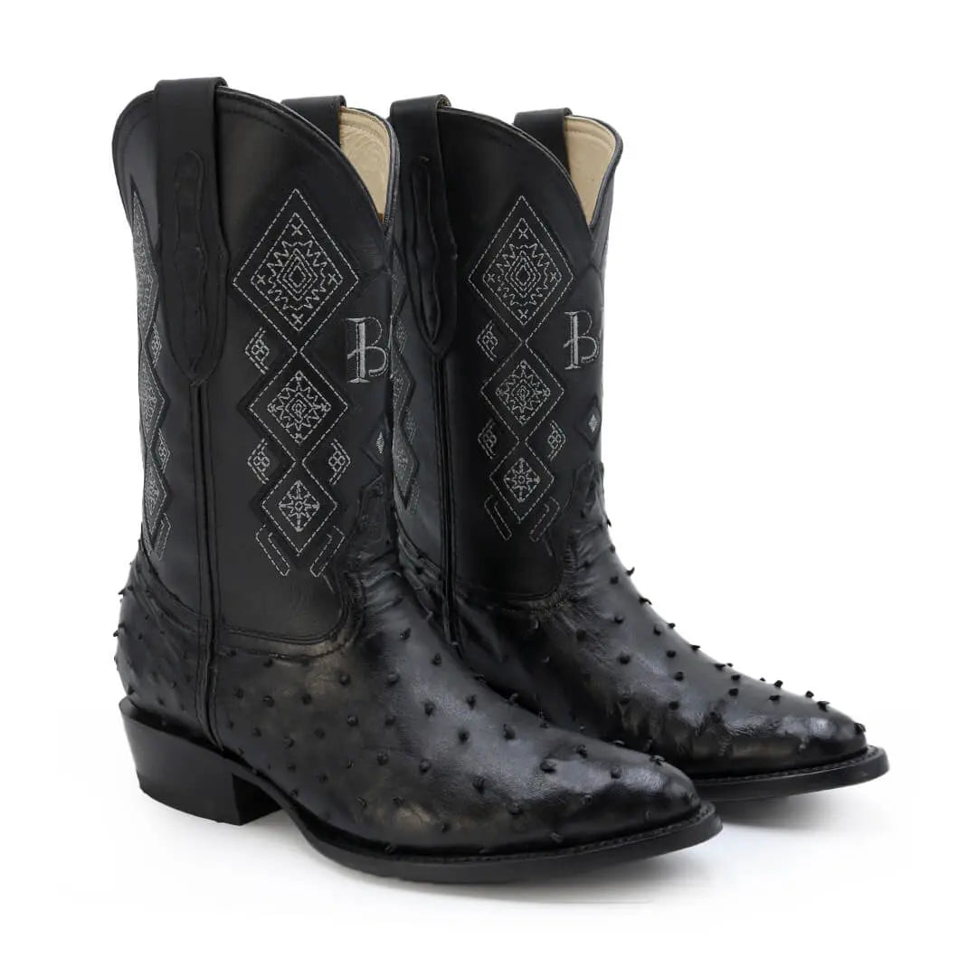 Bota Oval de Avestruz IM307