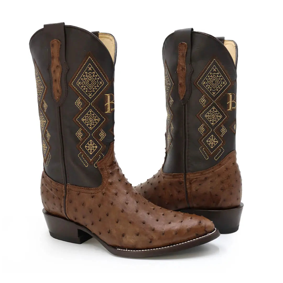 Bota Oval de Avestruz IM307 4350.00