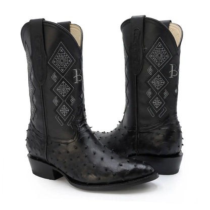 Bota Oval de Avestruz IM307 4350.00