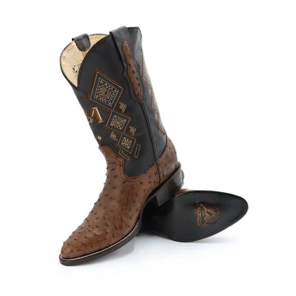 Bota Oval de Avestruz IM307 