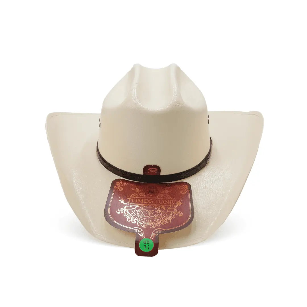 Sombrero Roper Tombstone 15X de Papel Chino Tejido Artesanal IM246 