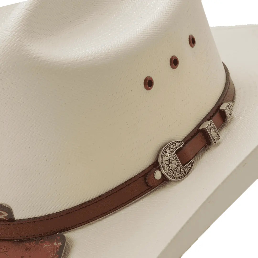 Sombrero Roper Tombstone 100X de Papel Arroz Japonés Tejido Artesanal IM48 